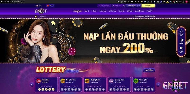 Gnbet nhà cái uy tín nhất hiện nay anh em nên tham gia trải nghiệm