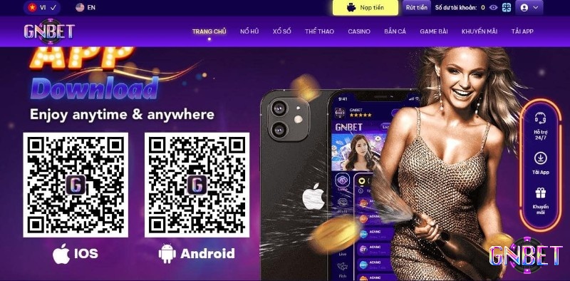 Hãy tải app Gnbet về máy của mình