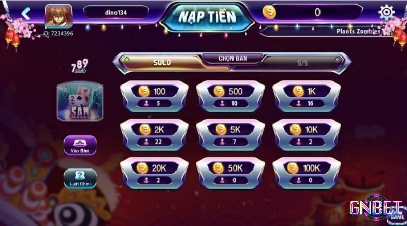 Nhiều bàn cược trong game tài xỉu 789 club