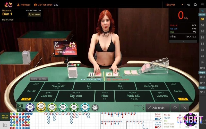 Live casino chân thật từng chi tiết