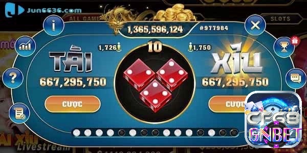 Top 10 game tài xỉu uy tín CF68 được đánh giá cao