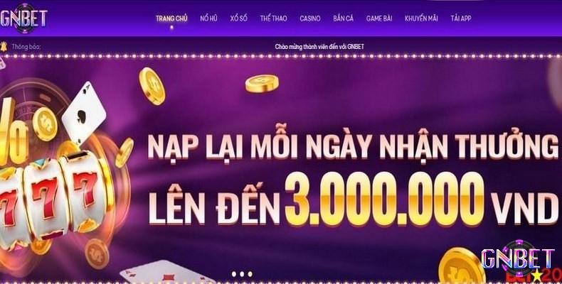 Nhà cái baccarat uy tín Gnbet có nhiều ưu điểm hấp dẫn hàng đầu 