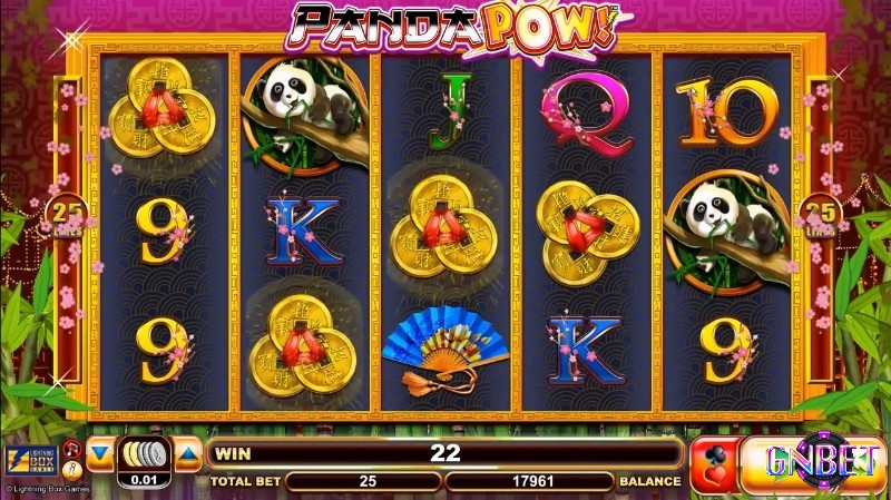 Cách chơi slot game Panda Pow rất đơn giản