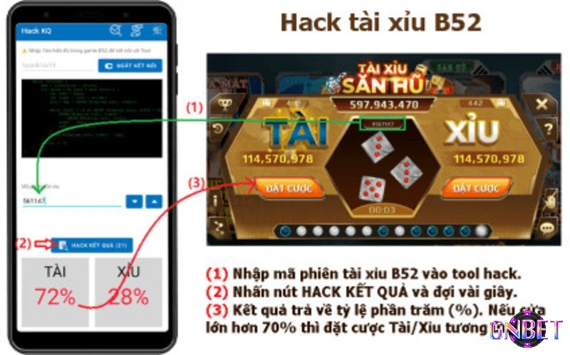 Tool hack tài xỉu B52 có độ chuẩn xác tuyệt vời