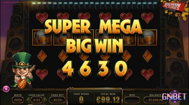 Dễ dàng đạt được SUPER MEGA BIGWIN 4630