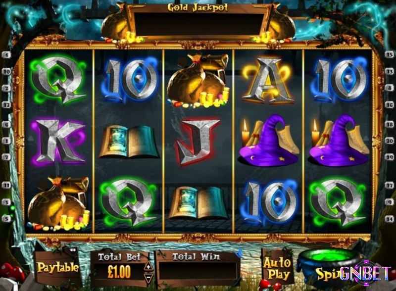 Tính năng thưởng trong game Pig Wizard Jackpot