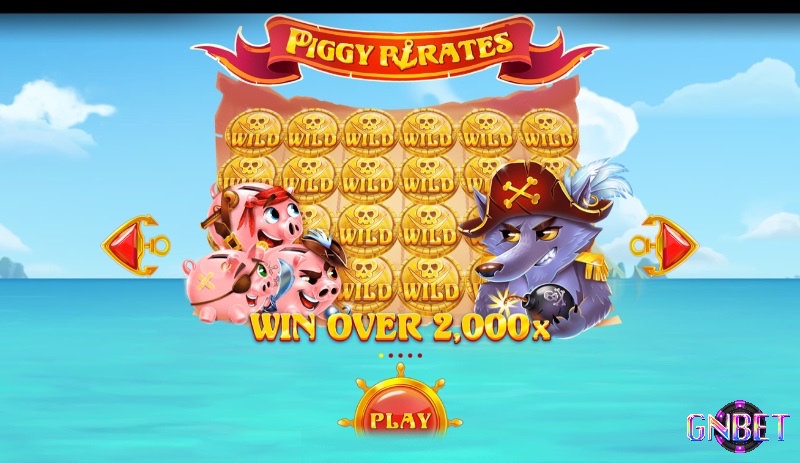 Piggy Pirates có tỷ lệ trả thưởng cực cao lên tới 96.59% cho người chơi