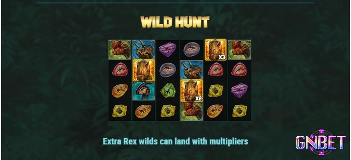 Wild Hunt có các biểu tượng Wild đi kèm với hệ số nhân