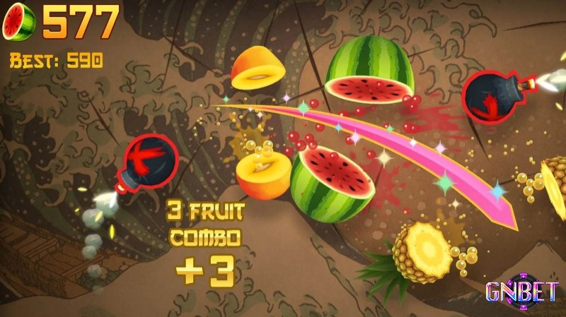 Âm thanh rõ và hình ảnh sắc nét tăng độ thu hút cho Fruit Ninja