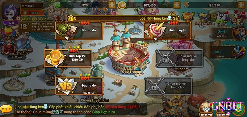 Game GunGun được thiết kế với nhiều chế độ chơi mang lại trải nghiệm đa dạng cho người chơi