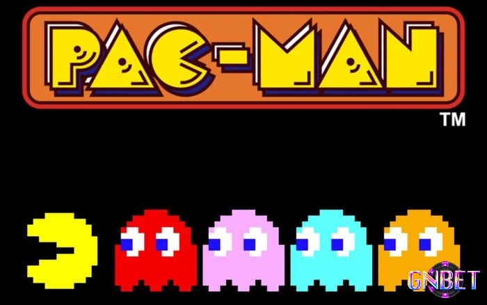 Nhân vật game PAC-MAN được thiết kế đơn giản đa dạng màu sắc