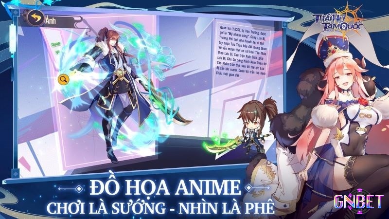 Game Thái Hư Tam Quốc mang đậm ảnh hưởng của phong cách Anime đầy thu hút