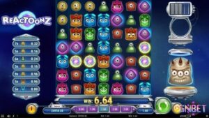 Reactoonz slot khoa học viễn tưởng với sinh vật kì dị